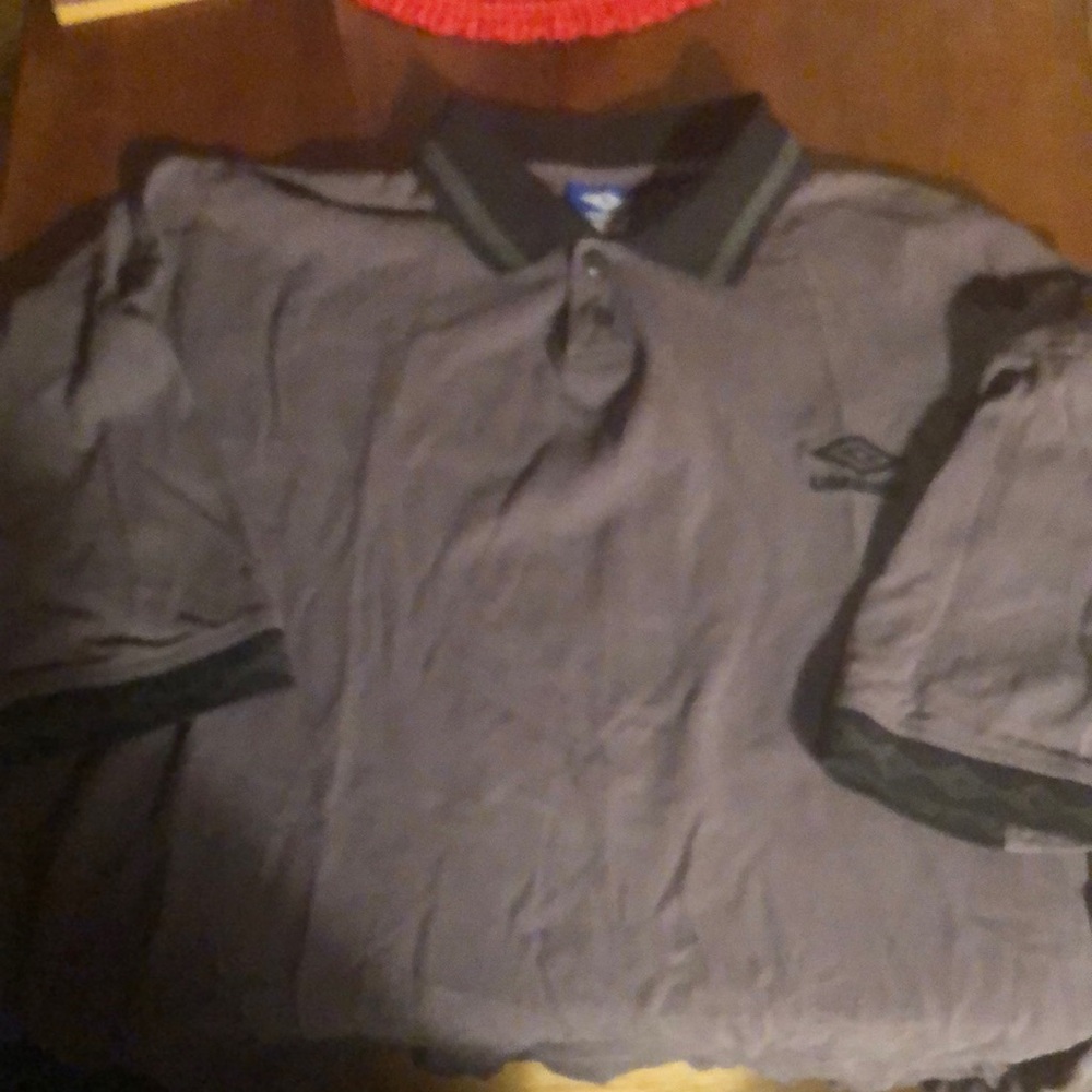 Umbro Gray Polo Shirt